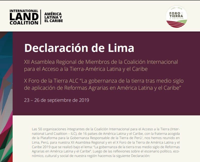 Declaración de Lima